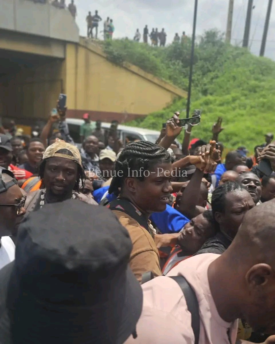 VeryDarkMan Joins Anti-Insecurity Protest in Ibadan, Calls for Stronger Security Measures